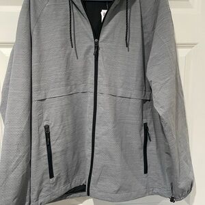 PGA Tour Charcoal Windbreaker Jacket